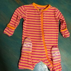 Kickee Pants Brazil Flamingo Stripe